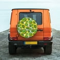 thumbnail image 2 of Daiia Watercolor Kiwi Fruits Summer Tire Covers , Travel Trailer Camper Truck SUV Motorhome Waterproof Wheel Cover, Sun Rain Snow Protector-14 inch, 2 of 9