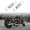 thumbnail image 2 of Unique Bargains 6cm Length Silver Tone Plated Steel Motorcycle Brake Pedal Return Spring for Suzuki GS125 10pcs, 2 of 6