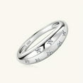 thumbnail image 6 of K-KED Dome Star Moissanite Ring for Women 925 Sterling Silver Statement Ring Size 5-10, 6 of 9