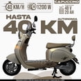 thumbnail image 4 of Bicicleta Electrica Cappuccino Dorado BikeOn 1200W Autonomía 40 km Velocidad 40 km/h Estilo Retro, 4 of 9