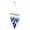 B, variant on Sea Glass Wind Chime, Shell Shape Glass Windchime for Outside, Indoor Outdoor Decor for Patio Garden Yard, Nice Gifts for Mom & Women, Memorial Sympathy Gift for Home