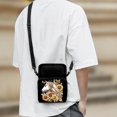 thumbnail image 3 of POLERO Crossbody Bag with Horse Sunflower Pattern, Polyester Zippered Messenger Bag for Women, Adjustable Shoulder Pouch for Shopping and Outdoor, 3 of 7