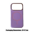thumbnail image 3 of for iphone 17 Promax phone case magnetic lychee pattern, 3 of 8