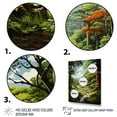 thumbnail image 3 of Designart "Forest Canopy Portrayed Trees in Harmony III" Cottage Floater Framed Canvas Print, 3 of 7