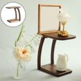 thumbnail image 3 of Escala 1:6 Mesa auxiliar Escena de la vida Sala de estar Comedor creativo DIY Artesanía Dormitorio Mesa de café Mesa de té Decoración Accesorios Juguetes Negro Baoblaze Escritorio de casa de muñecas, 3 of 8