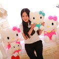 thumbnail image 4 of Juguete de peluche de Hello Kitty para niñas, Kawaii Sanrioes muñeco de peluche de dibujos animados, suave, decoración del hogar, cojín de almohada lindo, regalo de cumpleaños, 4 of 4