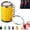 Yellow, variant on Mini Coin Storage Keychain, Portable Coin Holder with Snap Closure and Fidget Design, Compact Coin Bank for Keys, Bags, Travel and Daily Use