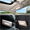 thumbnail image 4 of Luxtrada Beige Sun Visor Car Facial Tissue Box Faux Leather Paper Holder Case Cover, 4 of 8