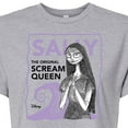 thumbnail image 3 of The Nightmare Before Christmas - Sally Scream Queen - Juniors Cropped Cotton Blend T-Shirt, 3 of 5
