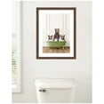thumbnail image 3 of Kate and Laurel Framed Wall Art Print Three Bear Cubs in Transitional Bathtub  by Amy Peterson, 20 x 26, Florence Medium Brown Frame, Whimsical, Animal Art for Wall Decor, 3 of 8