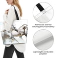 thumbnail image 3 of Disketp Running White Horses Bolsa Tote Estampada para Mujer, Bolso de Hombro y de Mano para Compras y Viajes, 3 of 8