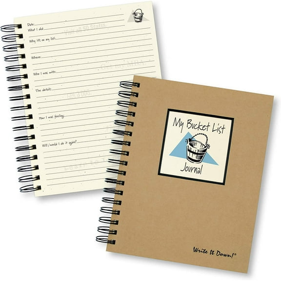 My Bucket List Journal (Natural Brown) (Write It Down!)