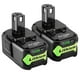 thumbnail image 1 of Batería Ultraxxis 18 V 6000 mAh, paquete de 2 unidades para herramientas Ryobi, 1 of 7