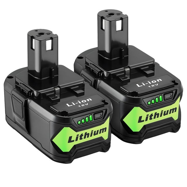 Batería Ultraxxis 18 V 6000 mAh, paquete de 2 unidades para herramientas Ryobi