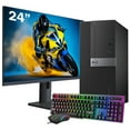 thumbnail image 1 of DELL OptiPlex Mini Tour PC de Bureau avec Moniteur 24 Pouces - AMD Graphics Radeon R7 350X/Intel Core i5/ Nouveau SSD 1 To/ RAM 32 Go DDR4/ Windows 10 Pro/ Clavier de Jeu RGB - Noir (Reconditionné), 1 of 5