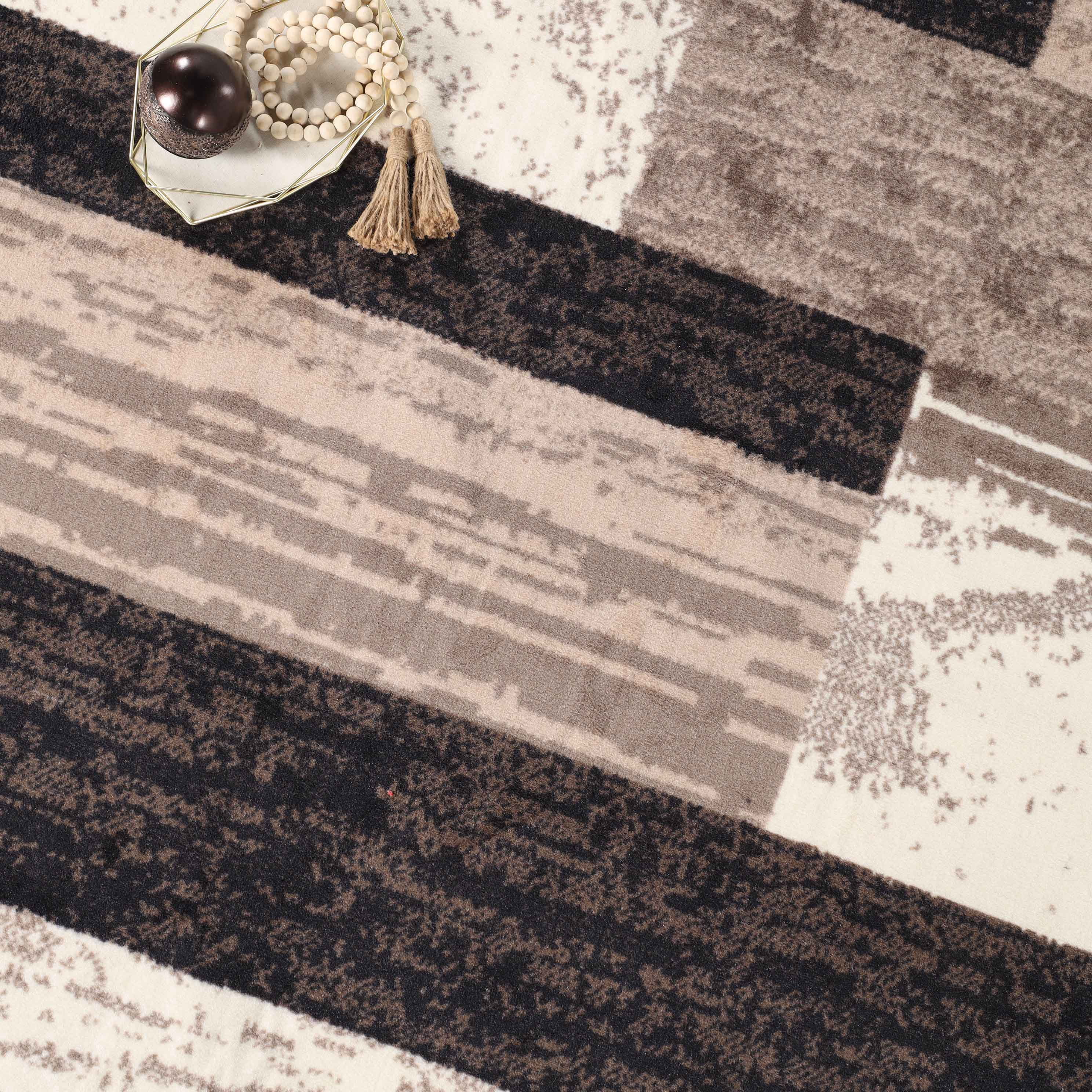Superior Rockwood Indoor Area Rug, 12' x 18', Chocolate
