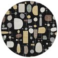 thumbnail image 2 of Addison Rugs Chantille Indoor/Outdoor Transitional Mid-century Modern Black Machine Washable Round Rug, 8' x 8', 2 of 8