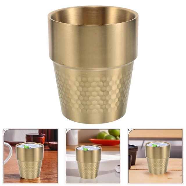 FELTECHELECTR Taza De Acero Inoxidable Para Té Leche Cerveza Y Uso En Restaurante