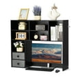 thumbnail image 1 of VEVOR Desktop Bookshelf Black Desktop Storage Organizer 3-Tier for Office & Home, 1 of 9