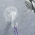 thumbnail image 4 of 2Pcs Transparent Punch Free Suction Cup Hooks Kitchen Bathroom Wall Hangers, 4 of 6