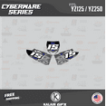 thumbnail image 3 of Kalair GFX Graphics Kit for Yamaha YZ125 (2015-2021) Cyberware Series, 3 of 5