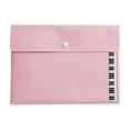 thumbnail image 2 of Yunuuuoa Plastic File Folder with Button Closure, Multi Pocket Document Organizer for Office Home Use, Transparent Pouch for Papers Receipts Bills, Letter Size File Bag Portfolio, 2 of 6