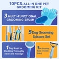 thumbnail image 2 of Kit de baño y aseo para mascotas, 10 unidades, para perros y gatos, 2TRUL, 2 of 7