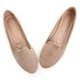 thumbnail image 3 of Zapatillas de ballet ZTWUTANG, zapatos planos sin cordones para mujer, color caqui, 3 of 7