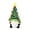 Green, variant on Lighted Christmas Gnomes Decorations, 8 Inch Faceless Old Man Ceramic Christmas Tree, Small Mini Prelit Xmas Holiday Decor for Tabletop Home Room Table Fireplace Office (Green)