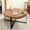 Black, variant on Jopath 33.86"Modern Retro Splicing Round Coffee Table, Fir Wood Table Top with Black Cross Legs Base