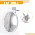 thumbnail image 5 of Unique Bargains 1 Pair Universal Blind Spot Car Mirrors Car Auxiliary Mirror Adjustable Glass White, 5 of 6