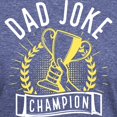 thumbnail image 3 of CafePress - Dad Joke Champion Men's Deluxe T Shirt - Mens Tri-blend T-Shirt, 3 of 4