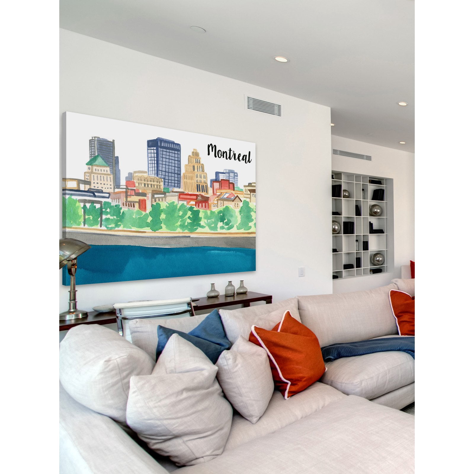 Marmont Hill "Old Montreal" by Molly Rosner Painting Print on Wrapped Canvas