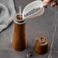 thumbnail image 4 of 6-inch wooden pepper grinder with wooden stand manual salt grill tool, 4 of 4