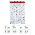 thumbnail image 4 of Flower Pattern Shower Bath Curtain Waterproof Bathroom Curtain + Hanging Hooks #2, 4 of 8