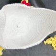 thumbnail image 6 of Ysmooiuy 3D Chicken Hat Knitted Turkey Hat for Thanksgiving Festival Comfortable Warm Cotton Hat Holiday Accessory for Everyone, 6 of 9