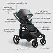 Baby Jogger City Select 2 Single-to-Double Modular Stroller, Eco Collection, Harbor Grey