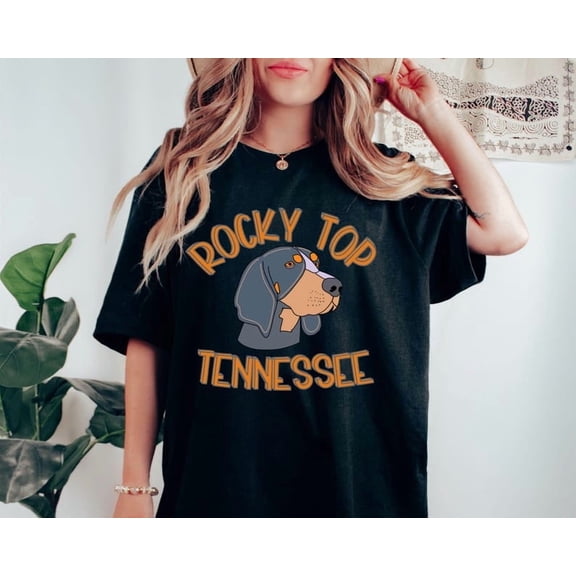 MiyazakiLy Rocky Top Tennessee Football Sweatshirt - Smokey Vols Football Fan Shirt - Tennessee Fall Preppy Mascot Sweater