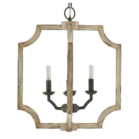 

Capital Lighting 530642 4 Light 18 Wide Taper Candle Chandelier - Sea Salt