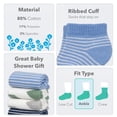 thumbnail image 3 of Carter's Child of Mine Baby Boy Ankle Socks, 6 Pack, 0-6 Months, 3 of 6