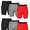 Brilliant Red,Grey Flannel Heather,Rich Black, variant on Athletic Works Men's Long Leg Breathable Mesh Performance Boxer Briefs, 6 Pack