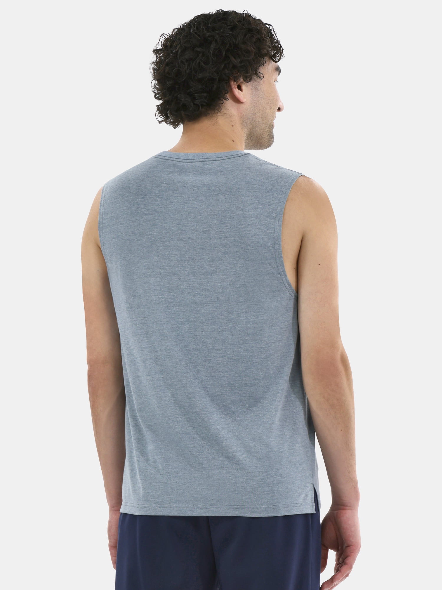 Athletic Works Men's and Men's Big & Tall Tri-Blend Muscle Tee, Sizes XS-4XLT