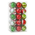 thumbnail image 2 of Decoraciones navideñas, adornos navideños, 30 piezas de adornos navideños de dulces, frascos de dulces, adornos colgantes brillantes para árbol de Navidad, decoración navideña para fiestas en casa, bo, 2 of 6