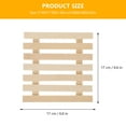 thumbnail image 2 of HAKIDZEL 10Pcs Square Bamboo Coaster Hot Dish Pads for Table Heat Insulation Anti Scald Household Daily Use, 2 of 8