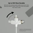 thumbnail image 7 of Belkin BoostCharge Pro Flex Braided USB-C to USB-C Charger Cable (2M/6.6FT), USB-IF Fast Charging Cable for iPhone 16 Series, MacBook Pro, iPad Pro, Galaxy S25, S24, Nintendo Switch 2 & More - White, 7 of 7
