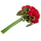 thumbnail image 3 of 12 unids/lote flores rosas ramo de boda rosa de seda (rojo, 3 of 5