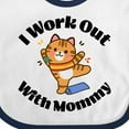 thumbnail image 4 of Inktastic Work out with Mommy Exercise Boys or Girls Baby Bib, 4 of 4