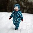 thumbnail image 3 of JAN & JUL Baby Boys Waterproof Fleece-lined Bunting Snowsuits (Arctic, L), 3 of 6
