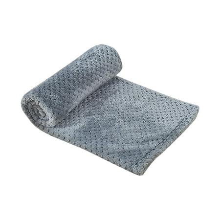 Soft Pet Blanket for Dogs Cats Warm Plush Throw Reversible Washable Blanket for Small Medium Large Pets Dog Cat Bed Sofa Travel Puppy Kitten Fuzzy Comfort Blanket