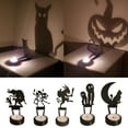 thumbnail image 4 of 1pc Funny Shadow Stand Halloween Funny Candlestick Desktop Halloween Gift Witch Devil Pumpkin Home Party Decor Atmosphere Props, 4 of 7